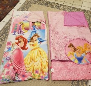 Disney slumber sleeping bags